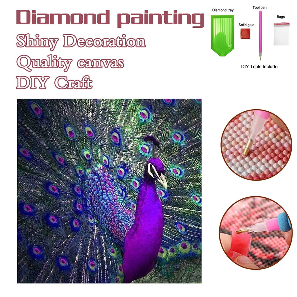 SuoKom Diamond Painting Kits, 5D Diamond Art Painting Waterfall Pattern,  Crystal Glass Diamond DIY Crafts Wall Decor Fall Christmas Gifts on  Clearance