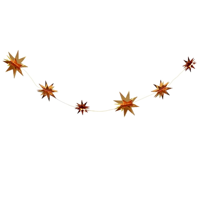 QualitChoice 1 Set Star Decorations Household Interesting Exquisite Stars Pendant Party Supply Craft Decoration Decor Props for Layout Golden 1Set