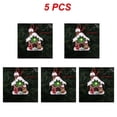 thumbnail image 1 of 1~10PCS Christmas Gingerbread Small House Pendant Creative  Tree Decorantions Hanging Ornament Navidad New Year Gift Home, 1 of 5