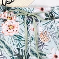 thumbnail image 4 of Conairie Women Swim Shorts Tummy Control High Waisted Swimsuit Lightweight Floral Print Ruched Scrunch Bathing Suit Bottom Green L, 4 of 7