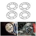 thumbnail image 2 of 4Pcs Aluminum Wheel Spacers Shims Plate Auto Wheel Spacers 5mm Stud for 4X100 4X1143 5X100 5X108 5X1143 5X120, 2 of 5