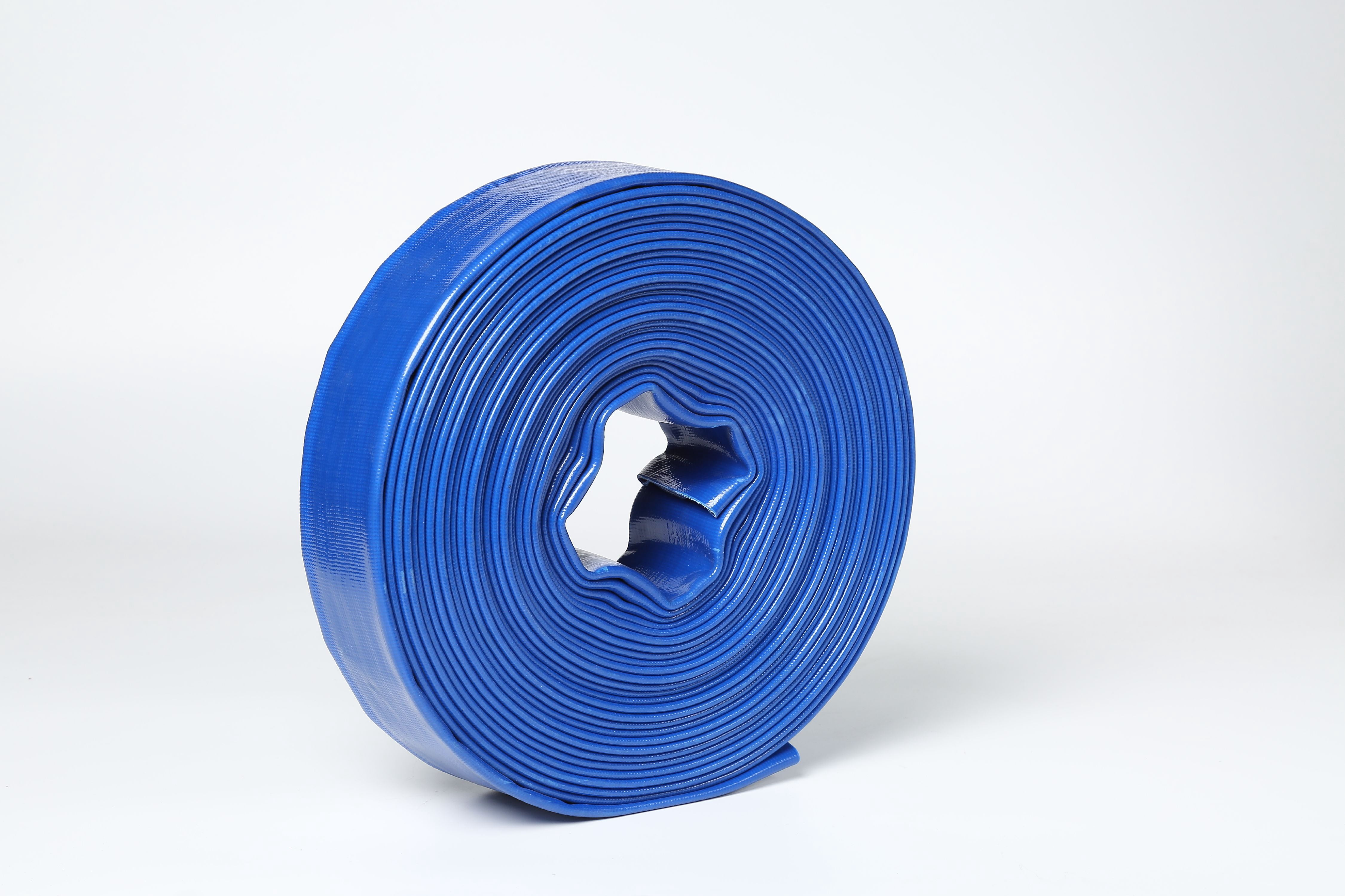 4" In Dia x 50 ft Heavy Duty Flat Lay Sump Pump Discharge and Backwash PVC Hose 4 Bar