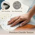 thumbnail image 6 of ODIKA 4'x6' Washable Area Rug Front Abstract Door Brushstroke Watercolor Swirls Bedside Beige for Home Office, Under Desk, Non-Slip Chair-Friendly, Flatwoven, 6 of 7