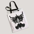 thumbnail image 2 of ABPHQTO Butterfly Rorschach Inkblot Canvas Bag Reusable Tote Grocery Shopping Bags Tote Bag 14x16 inch, 2 of 2