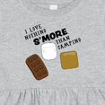 thumbnail image 4 of Inktastic I Love Nothing S'more Than Camping Girls Baby Dress, 4 of 5