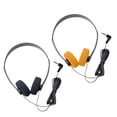 thumbnail image 4 of COCOTINA Retro Foam On-Ear Headphones, Lightweight Digital Stereo Headphone with 3.5mm Wired Connection, Universal Compatibility for Smartphones & Playback Devices, Classic Black Design, 4 of 8