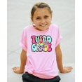 thumbnail image 2 of Retro Third Grade Shirt for Girls Back to School Groovy Girly 3rd Grade T-Shirt Pink Shirt Youth Large, 2 of 5