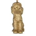 thumbnail image 6 of Home Decor Collection Catalina Lighting Golden Doodle Table Lamp with Painted Gold Finish and Tapered Linen Shade, 18"H, 6 of 10