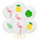 thumbnail image 3 of Juego de 50 globos de látex hawaianos de 12 pulgadas con estampado de flamencos, adornos para fiestas temáticas de verano, sin cinta (10 unidades en 1 juego), 3 of 8