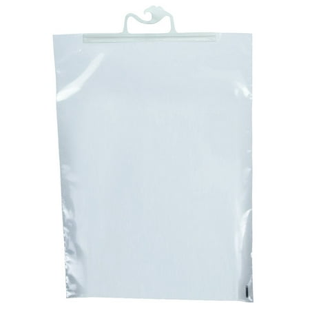 Monaco Cart Bag Hangup Portable Original Bag, 14 X 21 in, 4 mil Polyethylene, Clear, Pack of 10, Sold as a Pack of 10 By Monaco Ship from US ()