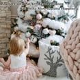 thumbnail image 5 of White Fake Marabou Feather Boa - 1 Pc 2 Yards Faux Feathers Boa Bulk - Fabric Feather Scarf for Clothes, Adults,DIY Craft and Holiday Party Christmas Tree Decoration, 5 of 7