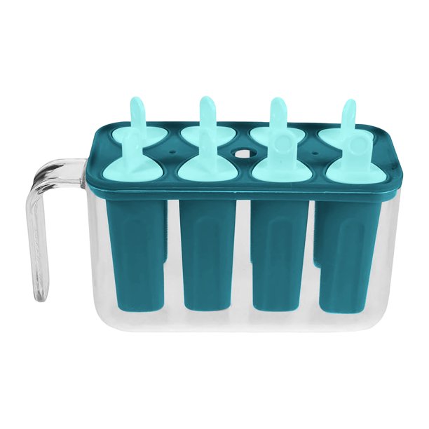 Molde para paletas heladas, molde reutilizable de silicona para helados de fácil desmolde | Recipiente para postres helados caseros para congelar | Bandeja multiusos para paletas de jugo