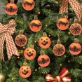 thumbnail image 6 of 12Pcs Halloween Tree Hanging Ball Ornaments Halloween Ornaments Party Supplies Cute Pendants Shatterproof Ball for Xmas Trees Orange, 6 of 8