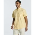 thumbnail image 3 of Real Essentials 3 Pack Men's Short-Sleeve Oxford Solid Button Down Collar Casual Shirts with Pocket (Available in Big & Tall), 3 of 6