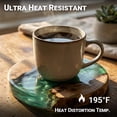 thumbnail image 2 of POURLA Ultra Heat Resistant Epoxy Resin 64OZ, 1:1 AB Mixing Resin Kit 195℉ High Heat Tolerance Epoxy Kit for Surface Coating, DIY Coasters, Trays, and Crafts, 2 of 7