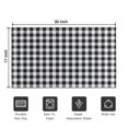 thumbnail image 5 of Black White and Gray Checkerboard Pattern Door Rugs,Washable Non Slip Door Mats Indoor,Decorative Door Mats,Entry Mat Indoor for Entrance,Bedroom,Kitchen,Bathroom,17"x30", 5 of 6