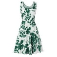 thumbnail image 1 of Birdeem Robe Débardeur Décontractée Sans Manches pour Femmes, Col Ras du Cou, Robe d'Été à Imprimé pour la Plage, 1 of 7
