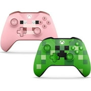 Xbox Minecraft Creeper Controller + Xbox Minecraft Pig Controller