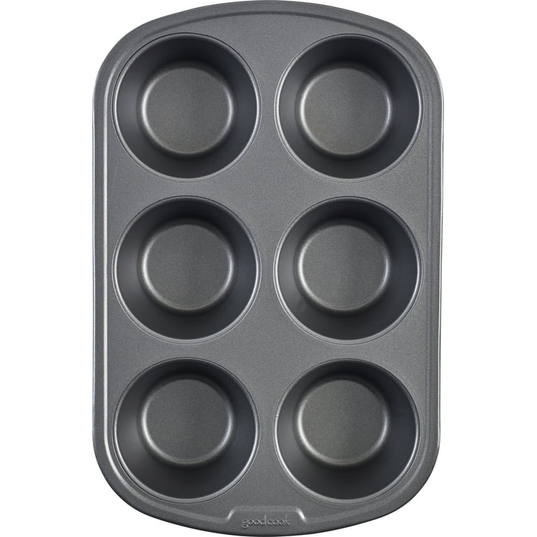 Good Cook Texas Muffin Pan Non Stick 6 Muffin Pan New