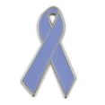 thumbnail image 2 of PinMart Periwinkle Blue Awareness Ribbon Enamel Button Pin, 100 Count, 2 of 2