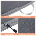 thumbnail image 3 of Cubo de compresión para viajes Organizador de equipaje impermeable para maletas Gris 3 Set, 3 of 7