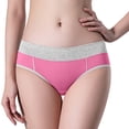 thumbnail image 3 of Gkeoshab Period Underwear for Women Women's Cotton Underwear High Waist Women's Briefs Breathable Mid Waist Plus Size Underpants, 3 of 3