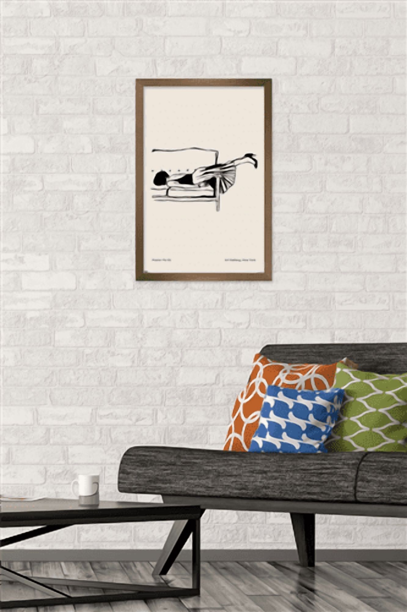 Rough Day No 01 Wall Poster, 14.725" x 22.375" Framed