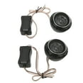 thumbnail image 1 of 2Pcs Mini Car Tweeter, 140W Premium Mini Dome Tweeter Speakers, Mini Car Speakers With Stickers, Clear Sound Details Metal Car Loudspeaker For Car Audio System, 1 of 8