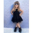 thumbnail image 5 of Oudiya Toddler Girls Tutu Party Dress Tulle Ruffle Hem Cami Summer Dress for Kids 2-6Y, 5 of 7