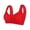 D, variant on Women Clothing Womens Front Close Bras No Steel Ring T Back Plus Size Seamless Unlined Bra for Large Bust