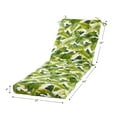 thumbnail image 4 of Greendale Home Fashions 73'' x 23'' Outdoor Chaise Lounge Cushion, Palm Leaves White, 4 of 8
