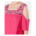 thumbnail image 3 of STYLE & COMPANY $45 Womens New 0322 Pink Cold Shoulder Casual Top L B+B, 3 of 4