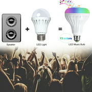 Bluetooth Music Light Bulb Bluetooth Light Bulb Speaker with Remote Control for Party Home