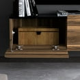 thumbnail image 3 of Atelier Mobili Floating TV Stand Wall Mounte for up to 80 inch TV and Under TV Cabinet (Walnut), 3 of 7