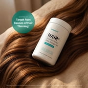 Noophoric Hair Vitamins for Women & Men - Hair Growth Supplement with Biotin, Saw Palmetto & Amino Acids, Skin & Nail Support, 90 Capsules