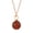 Red Agate, variant on Natural Stone Beads Healing Crystal Lucky Blessing Protection Raw Gemstone Pendant Necklace for Women Men, Green Agate