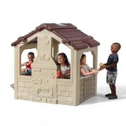 Step2 Charming Cottage Brown Toddler Plastic Playhouse للأطفال في الهواء الطلق