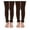 Chocolate, variant on Girls Baby Toddler Ruffle Lace Trim Pima Cotton Footless Tights 2 Pack