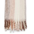 thumbnail image 3 of Time and Tru Women's Blanket Scarf, One Size, Ivory Tan Multi, 3 of 4