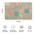 thumbnail image 3 of Pioneer Flower Floral Print Pattern Bathroom Rugs Mat, Non Slip Microfiber Bathroom Rug with Rubber Backing, Soft Mats for Bathroom Floor Tub Shower, 17"x27", 3 of 5