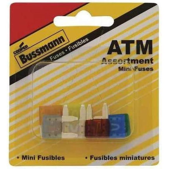 Bussmann Blade Fuse Kit ATM Automotive - 8 Piece Assorted Set Universal Fit