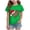 M5-Green, variant on sdbrld Little Girls Christmas Shirts for Kids Cute Short Sleeve Xmas Holiday Graphics Tee Tops Sizes 5-6 Years