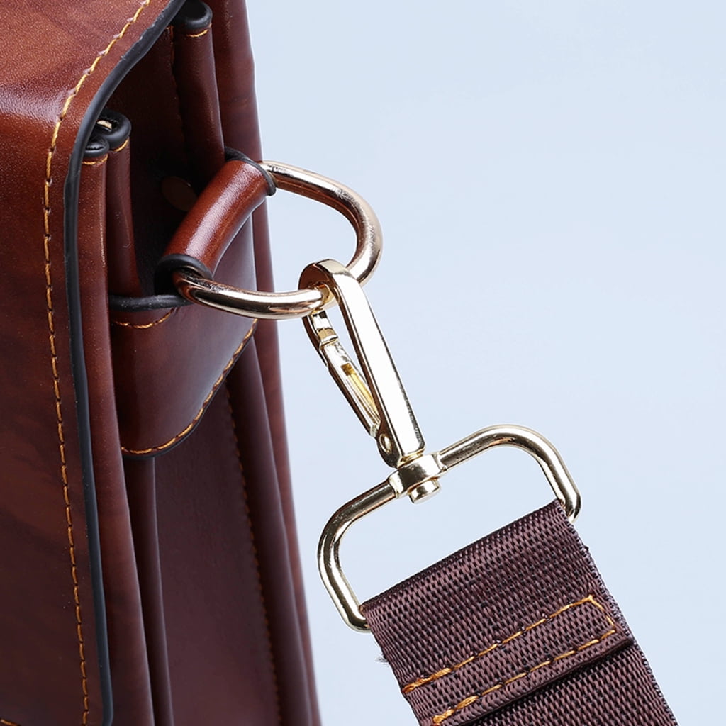 Quarryus Business Password Lock Briefcase for Men Leather Portfolio Large Capacity Office Computer Bag