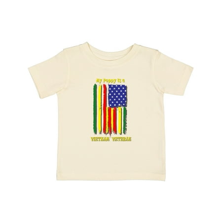 

Inktastic My Poppy is a Vietnam Veteran Gift Baby Boy or Baby Girl T-Shirt