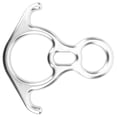thumbnail image 4 of Dispositivo de control de descenso de anillo, cuerno de toro, anillo de descenso en forma de 8, mosquetón con anillo, máxima comodidad Jadeshay A, 4 of 8