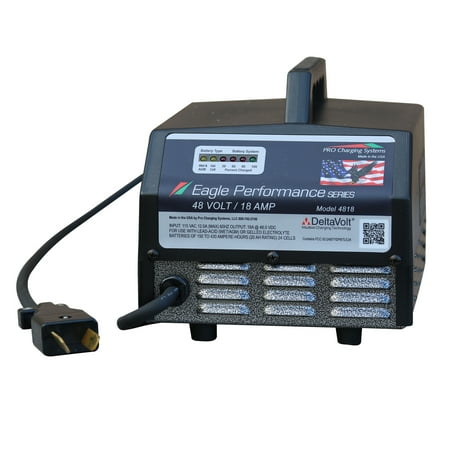 - Dual Pro® Club Car DS Golf Cart 36 Volt Charger - Crows Foot Plug