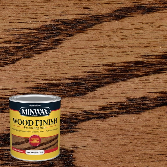 Minwax 70007444 Wood Finish, Red Mahogany, 1 Quart