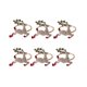 thumbnail image 1 of Hebilla para servilletas navideñas, anillos para servilletas con forma de ciervo, anillos para servilletas con forma de reno, decoración para mesas navideñas, 1 of 5
