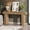 Natural, variant on Tribesigns 63-Inch Farmhouse Console Table, Wooden Sofa Table Behind The Couch, Rectangular Entryway Table for Entrance, Hallway, Living Room (Distressed White)