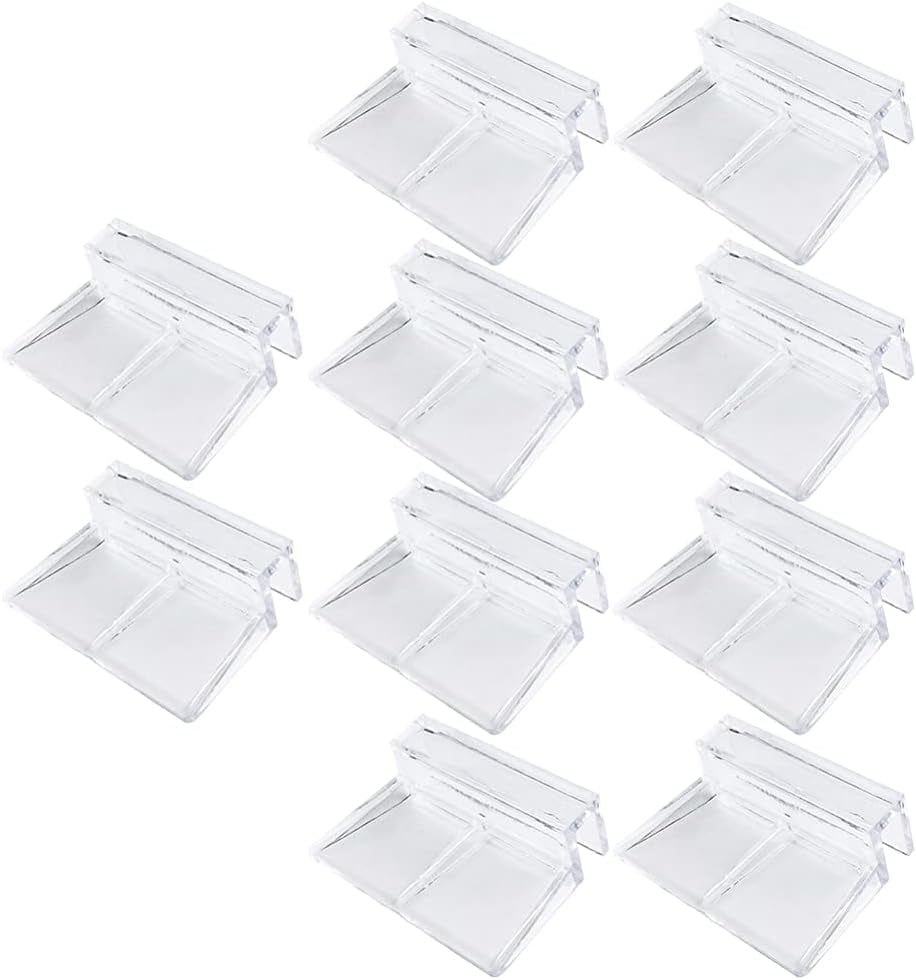 Frame Holder 10pcs Aquariums Fish Tank Acrylic Clips Fish Tanks Glass